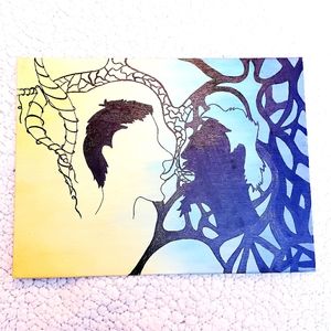 The Power of Words Hand-Painted Art.